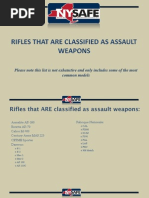 Download Rifles That Are Classified as Assault Weapons - NY SAFE Act by solsys SN150379256 doc pdf