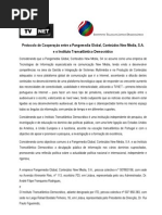 Protocolo entre ITD e TVNET