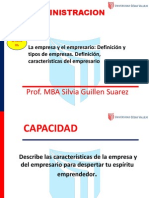 Sesion 06 La Empresa y El Empresario, Tipos de Empresa.