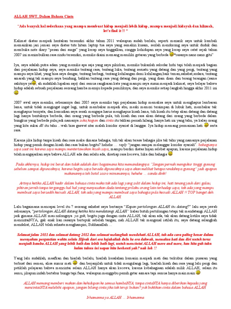 Allah Dalam Bahasa Cinta Pdf