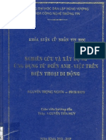 Nghien Cuu Va Ung Dung Tu Dien Anh Viet Tren Dien Thoai Di Dong