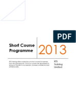 Short Course Programme