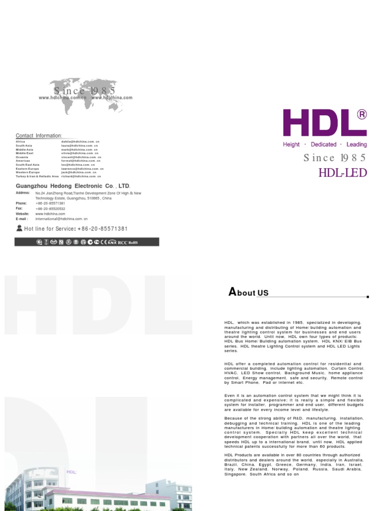 HDL LED Series PDF | PDF | Computers | Technology & Engineering
