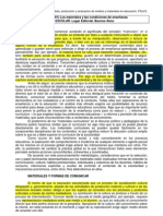 Gimeno Sacristán, José (2001) Los Materiales y Las Condiciones de Enseñanza