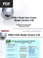 Road User Costs Model 20100218