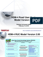 Road User Costs Model 20100218