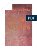 Bernus Alexander: Vom Sinn Des Lebens