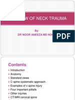 Overview of Neck Trauma: By: DR Noor Aneeza MD Noor
