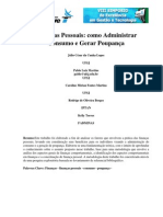 Finanças Pessoais: Como Administrar Consumo e Gerar Poupança