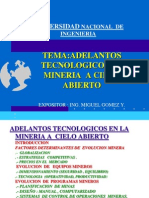 Adelantos Tecnologicos en Mineria a Cielo Abierto 2002
