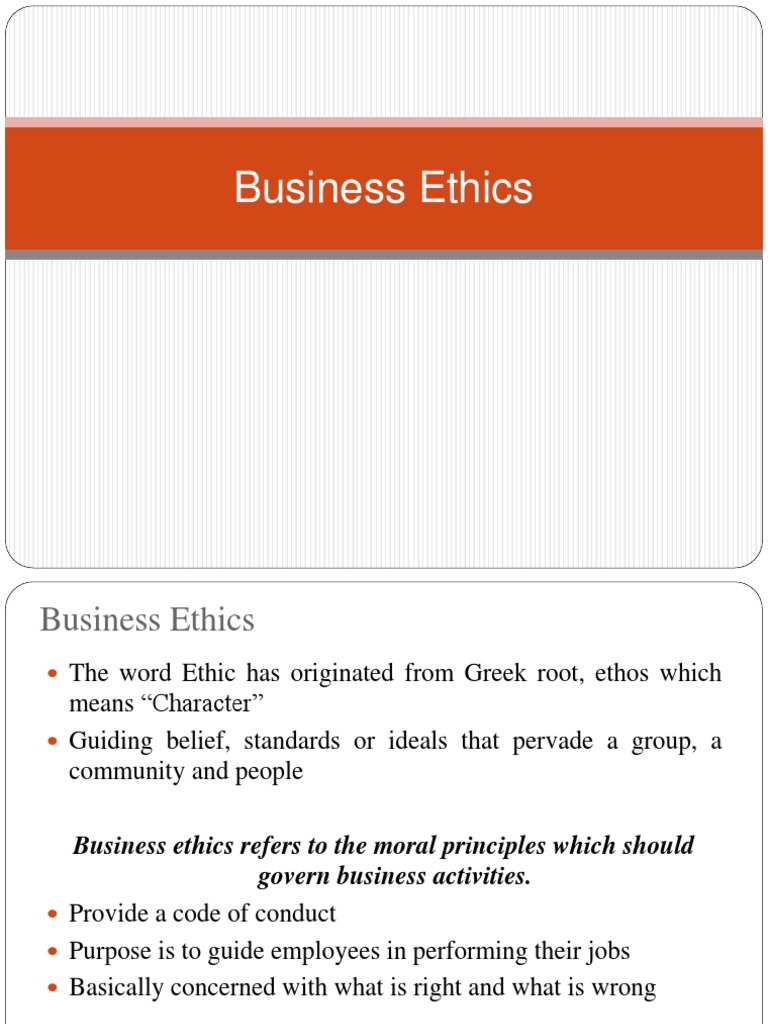 Understanding Business Ethics and Values | PDF | Business Ethics | Morality