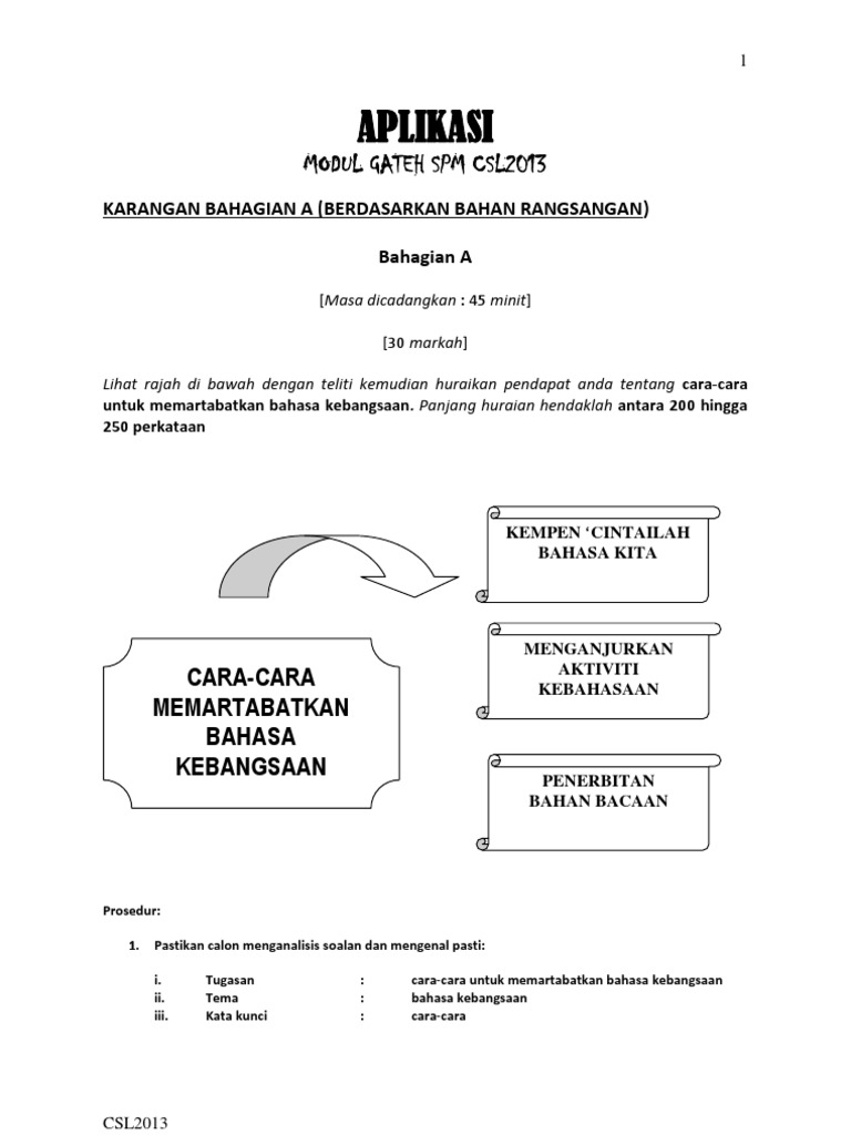Cara Memartabatkan Bahasa Kebangsaan Pdf
