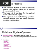 Relation Algebra