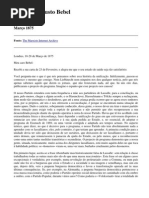 Carta a Augusto Bebel - Frederich Engels (1875)