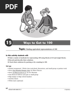 Ways to Get to 100