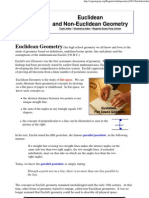 Euclidean and Non-Euclidean Geometry