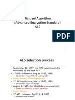 Rijndael Algorithm (Advanced Encryption Standard) AES