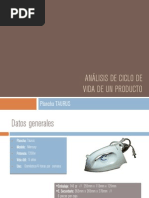 Download Analisis Ciclo de Vida Plancha Taurus by Antonio Miranda Velzquez Tana SN150456496 doc pdf