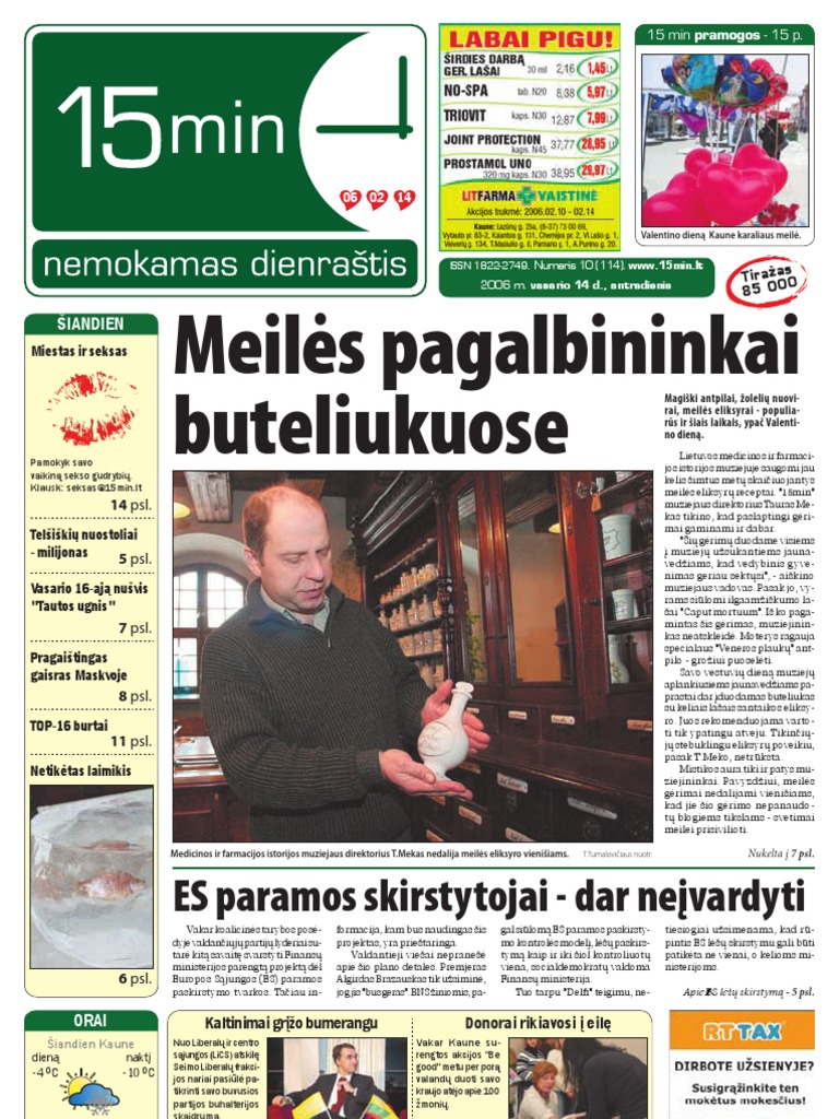 15min Kaunas 2006-02-14 | PDF