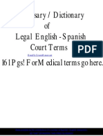 glosario legal inglés español