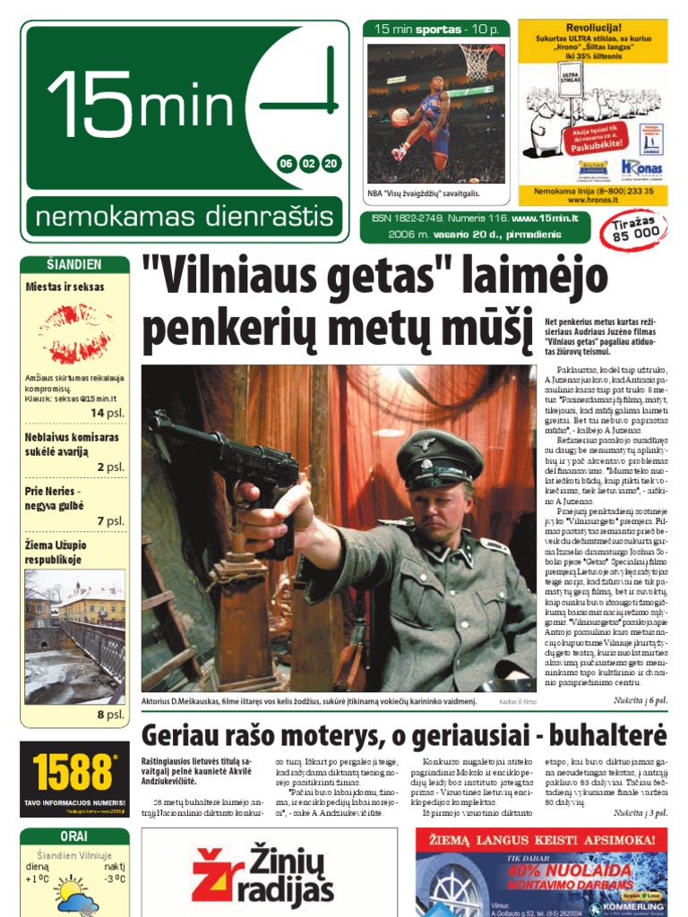 15min Vilnius 2006-02-20 | PDF