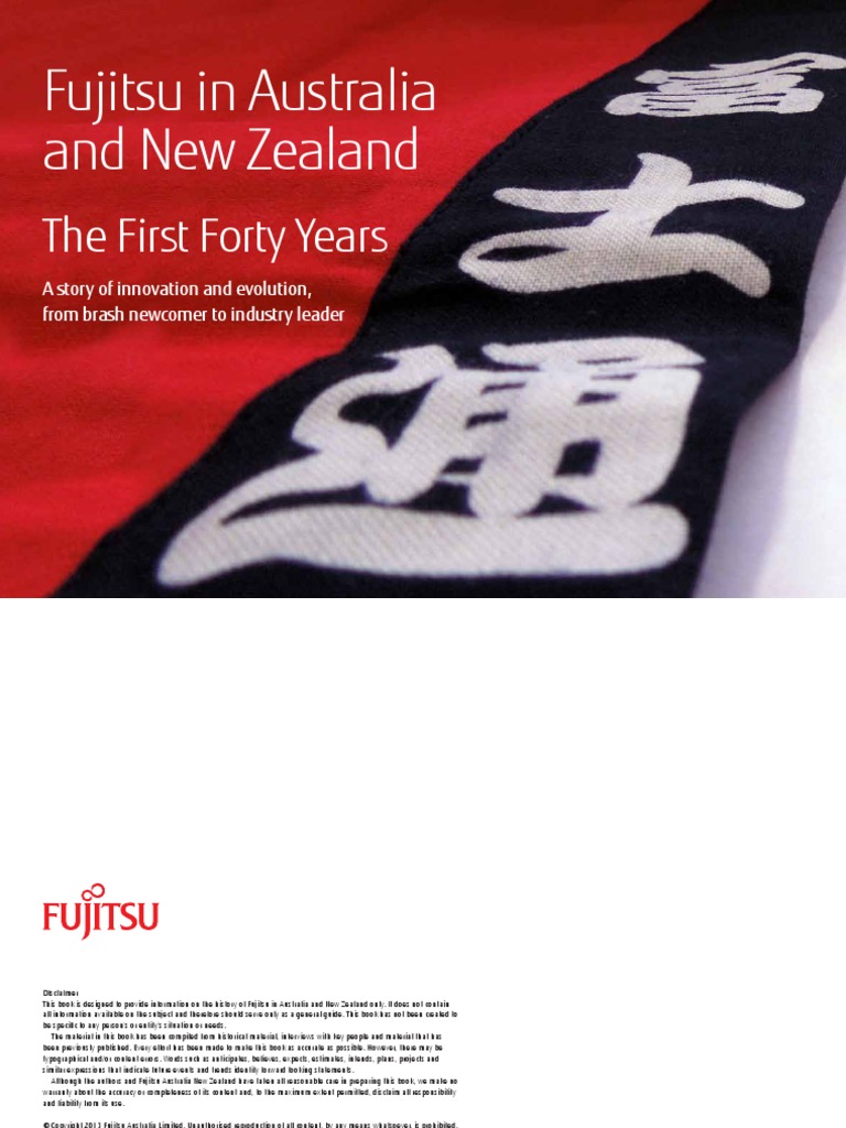 Fujitsu History Australia New Zealand | PDF | Mainframe Computer ...