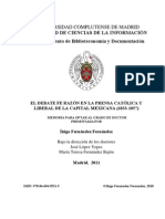 Debate Liberal-Católico Siglo XIX PDF