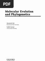 Molecular Evolution and Phylogenetics - Nei and Kumar