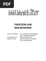 Download 2012 Ateneo LawTaxation Law Summer Reviewer by Allan Ydia SN150469451 doc pdf