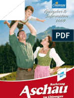 Aschau Gastgeberverzeichnis 2009