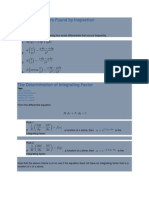 Integrating Factors Found by Inspection