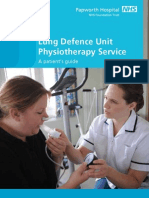 Patient Guide 17 09 Lung Defence Unit Physiotherapy Service