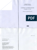 Andres Velasco-Cristobal Huneeus, Contra La Desigualdad