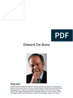 Edward de Bono: Biography