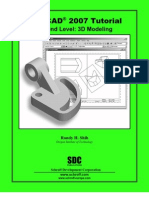 Autocad 2007 Tutorial: Second Level: 3D Modeling