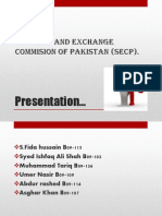 Presentation On SECP