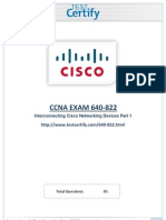 CCNA EXAM 640-822: Interconnecting Cisco Networking Devices Part 1