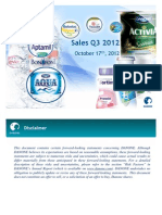 Danone Sales Q3 12 - Web Version