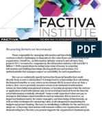 Factiva Measuring ROI