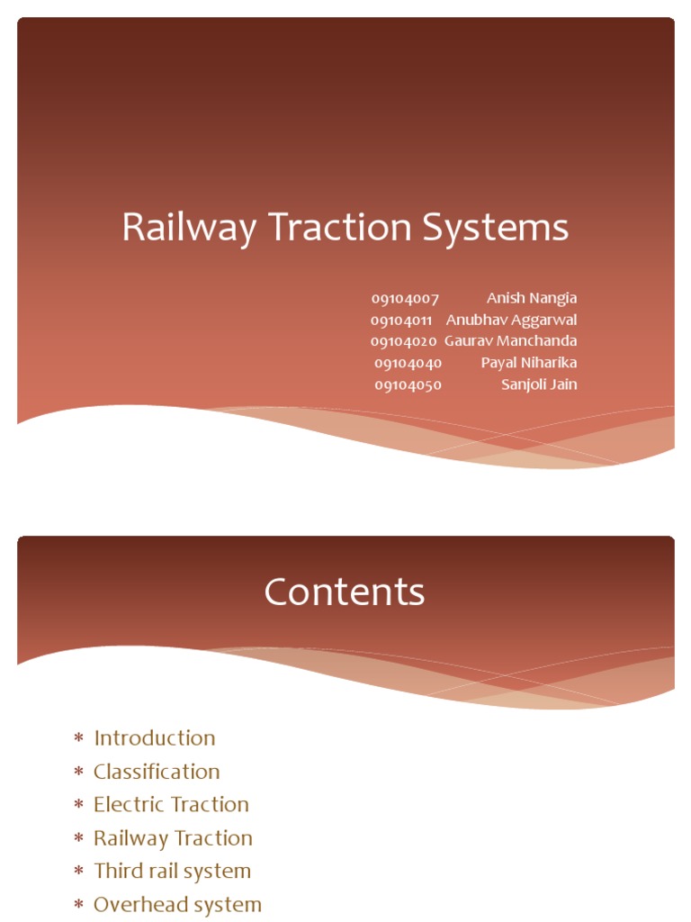 Overview of Railway Traction Systems | PDF | Alternating Current ...