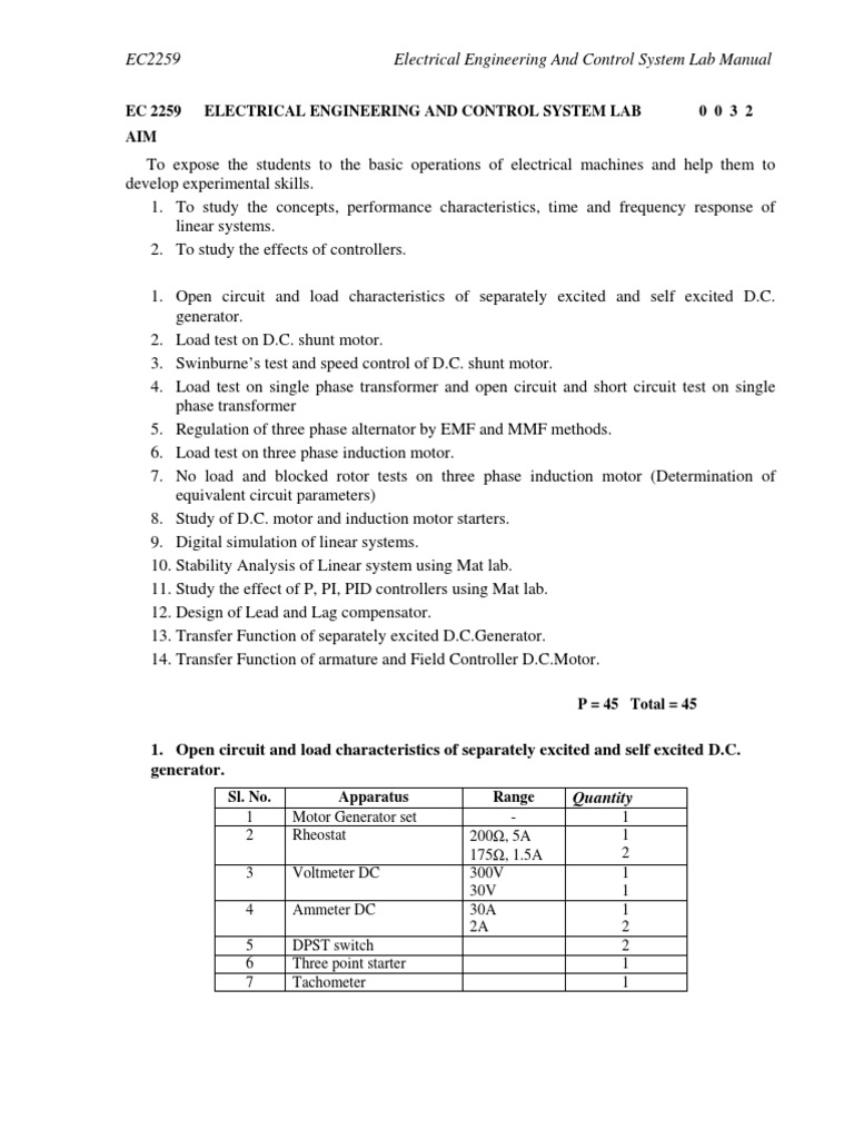 Control System | PDF | Electric Motor | Electric Generator