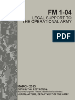 Fm 1-04 Legal Support to the Operational Army March 2013