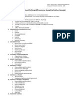 LOG-2-6-WAREHOUSE-SAMPLE-Warehouse Management Policy and Procedures Guidelines Outline
