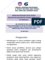 ARS2012-Amalan Refleksi Oleh Guru Dalam Pelaksanaan Kajian Tindakan Di Sekolah