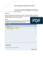 Determine Indirect Valuation For Positions/work Centers: Purpose