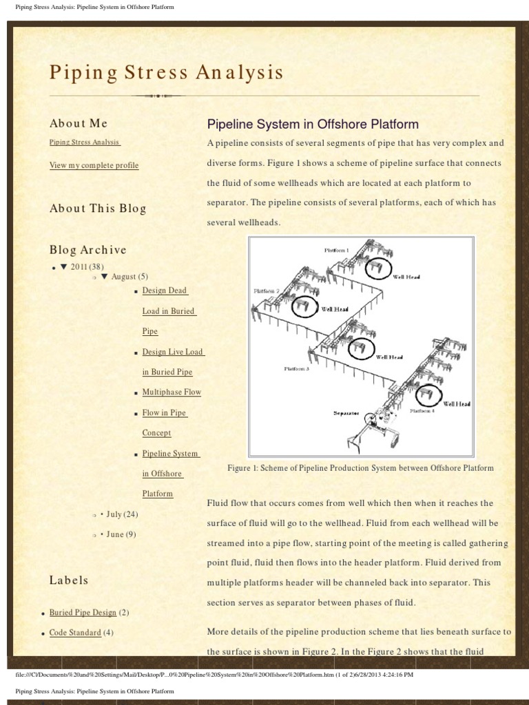 Offshore Pipeline Stress Analysis Guide | PDF | Pipeline Transport ...