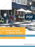 A Citizen's Guide To Better Streets