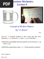 Particle in A 1d Box Quantum Mechanics