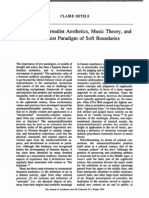 Formalist Aesthetics,Music Theory
