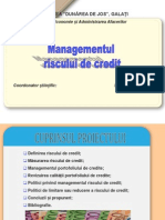 R.managementul Riscului de Credit - Anul III FB